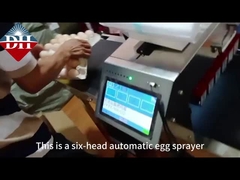 Sáu vòi phun trứng tự động Máy in mã